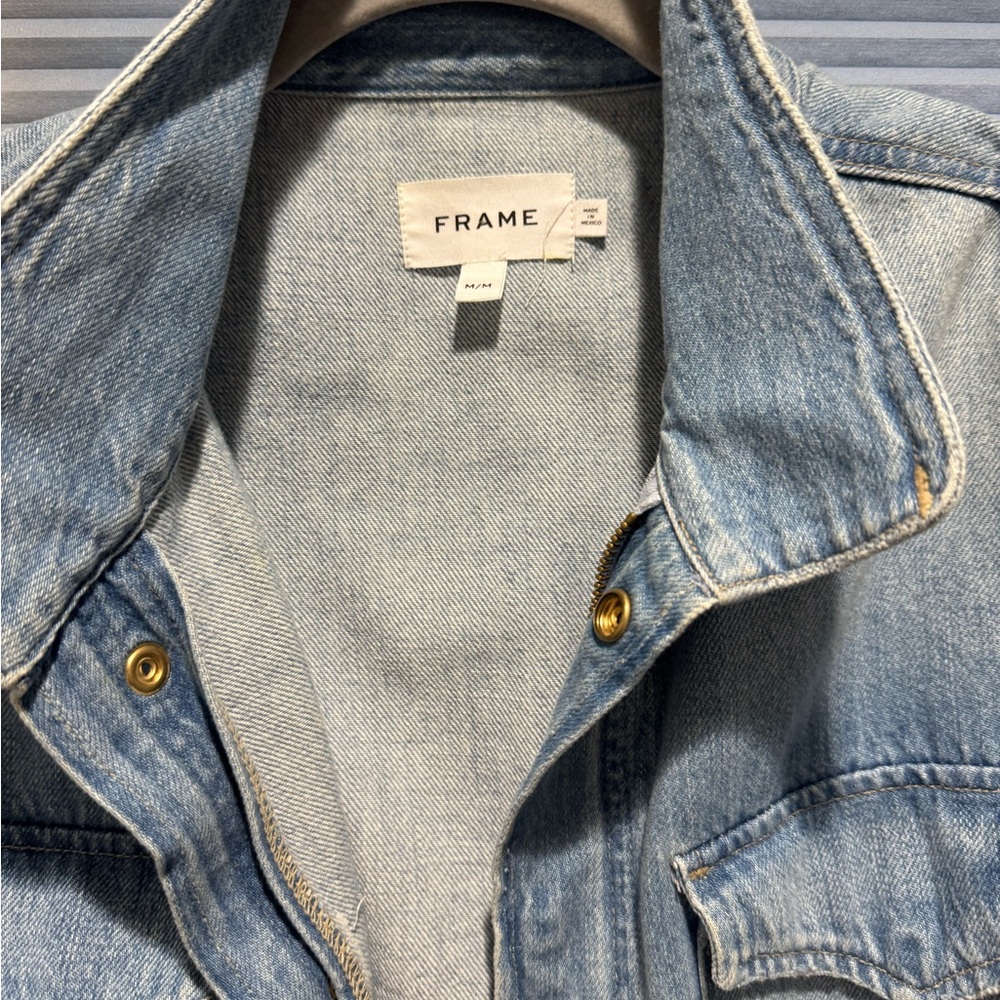 Frame Denim Light Blue Denim Jacket - Picture 6 of 6